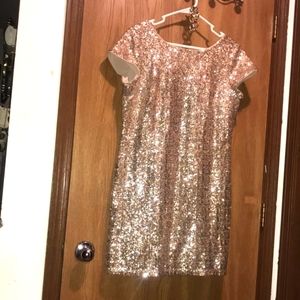 White House Black Market M Sequin Dress